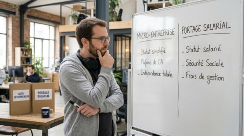 Auto-entrepreneur ou portage salarial : quel statut choisir quand on travaille dans l’IT ?