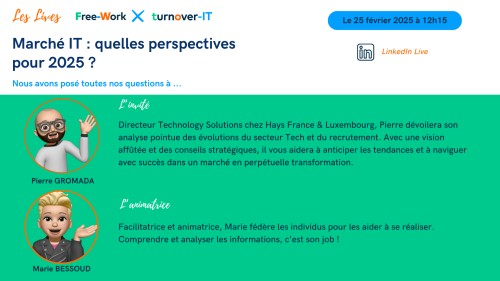 Marché IT : quelles perspectives pour 2025 ? Le résumé du live Free-Work